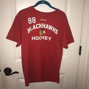 Reebok Patrick Kane Blackhawks T-shirt size MEDIUM